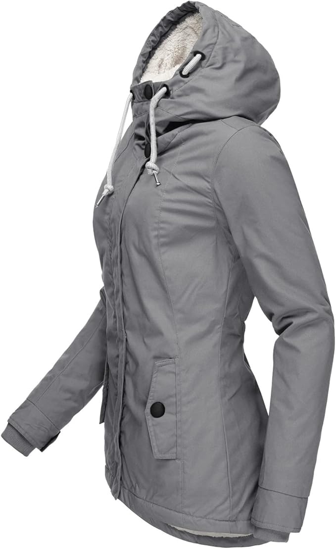 Madison - Long and Waterproof Winter Coat with Hood and Warm Lining