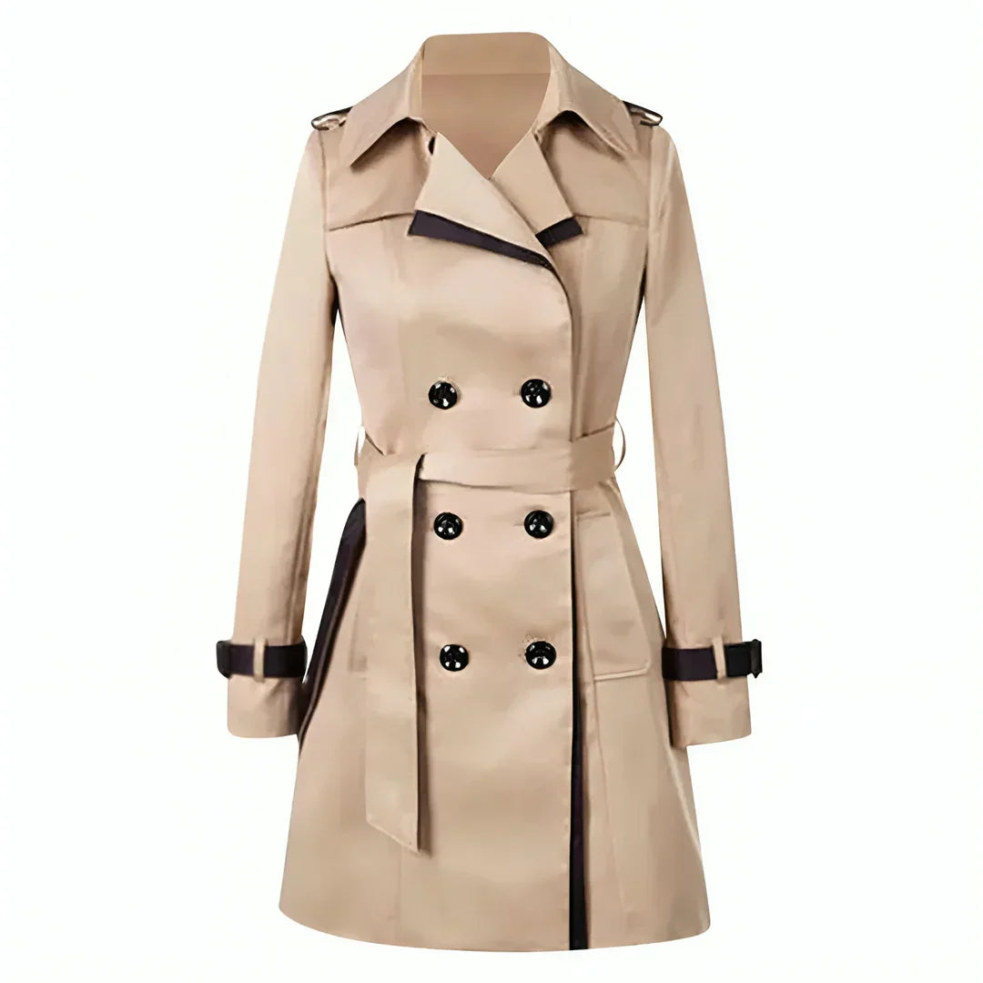 Sarah - Long Trench Coat for Women